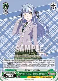 By Myself, Sakiko Togawa (SR) - MyGO!!!!! x Ave Mujica - Weiss Schwarz card