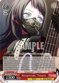 Masquerade, Timoris - MyGO!!!!! x Ave Mujica - Weiss Schwarz card