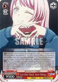 Lost Girls' Band, Anon Chihaya - MyGO!!!!! x Ave Mujica - Weiss Schwarz card