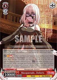 Masquerade, Doloris (SR) - MyGO!!!!! x Ave Mujica - Weiss Schwarz card