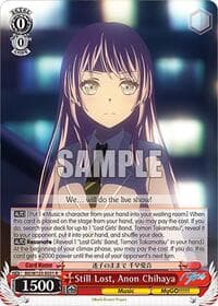 Still Lost, Anon Chihaya - MyGO!!!!! x Ave Mujica - Weiss Schwarz card