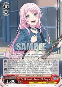 Still Lost, Anon Chihaya (SR) - MyGO!!!!! x Ave Mujica - Weiss Schwarz card