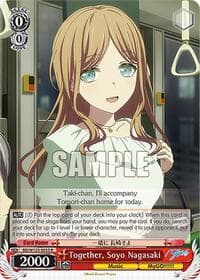 Together, Soyo Nagasaki - MyGO!!!!! x Ave Mujica - Weiss Schwarz card