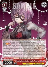 Reality Beneath the Mask, Amoris (SR) - MyGO!!!!! x Ave Mujica - Weiss Schwarz card