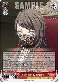 Composed, Timoris - MyGO!!!!! x Ave Mujica - Weiss Schwarz card