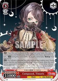 Composed, Timoris (SR) - MyGO!!!!! x Ave Mujica - Weiss Schwarz card