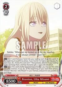 Reunion, Uika Misumi (SR) - MyGO!!!!! x Ave Mujica - Weiss Schwarz card