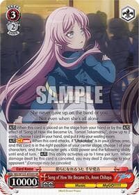 Song of How We Became Us, Anon Chihaya (SR) - MyGO!!!!! x Ave Mujica - Weiss Schwarz card