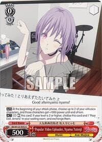 Popular Video Uploader, Nyamu Yutenji - MyGO!!!!! x Ave Mujica - Weiss Schwarz card
