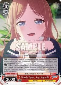 Sisterly Figure, Soyo Nagasaki - MyGO!!!!! x Ave Mujica - Weiss Schwarz card