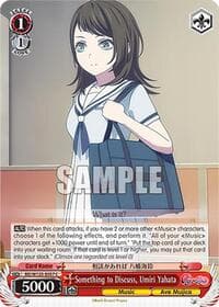 Something to Discuss, Umiri Yahata - MyGO!!!!! x Ave Mujica - Weiss Schwarz card