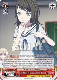 Something to Discuss, Umiri Yahata (SR) - MyGO!!!!! x Ave Mujica - Weiss Schwarz card