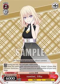 sumimi, Uika (SR) - MyGO!!!!! x Ave Mujica - Weiss Schwarz card