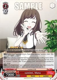 sumimi, Mana - MyGO!!!!! x Ave Mujica - Weiss Schwarz card