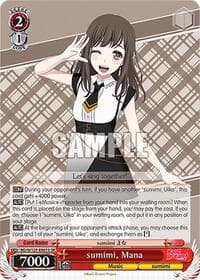 sumimi, Mana (SR) - MyGO!!!!! x Ave Mujica - Weiss Schwarz card