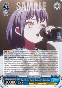 Lost Girls' Band, Tomori Takamatsu - MyGO!!!!! x Ave Mujica - Weiss Schwarz card