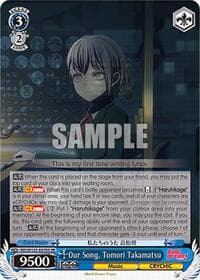 Our Song, Tomori Takamatsu (SR) - MyGO!!!!! x Ave Mujica - Weiss Schwarz card
