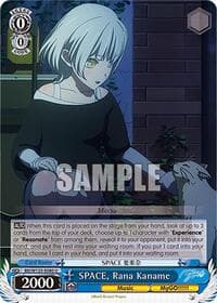 SPACE, Rana Kaname - MyGO!!!!! x Ave Mujica - Weiss Schwarz card