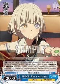 SPACE, Rana Kaname (SR) - MyGO!!!!! x Ave Mujica - Weiss Schwarz card