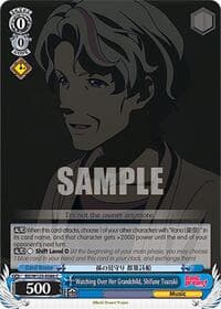 Watching Over Her Grandchild, Shifune Tsuzuki - MyGO!!!!! x Ave Mujica - Weiss Schwarz card