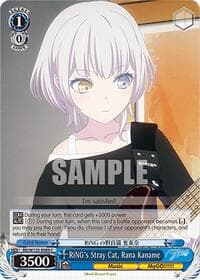 RiNG's Stray Cat, Rana Kaname - MyGO!!!!! x Ave Mujica - Weiss Schwarz card
