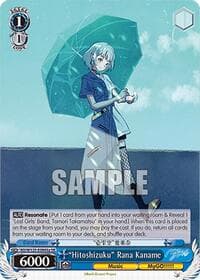 "Hitoshizuku" Rana Kaname (A) (SR) - MyGO!!!!! x Ave Mujica - Weiss Schwarz card