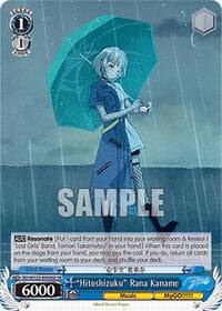"Hitoshizuku" Rana Kaname (B) (SR) - MyGO!!!!! x Ave Mujica - Weiss Schwarz card