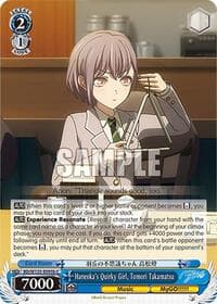 Haneoka's Quirky Girl, Tomori Takamatsu (B) - MyGO!!!!! x Ave Mujica - Weiss Schwarz card