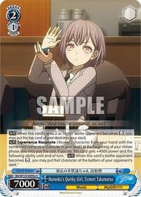 Haneoka's Quirky Girl, Tomori Takamatsu (C) - MyGO!!!!! x Ave Mujica - Weiss Schwarz card