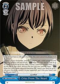 Cries From The Heart - MyGO!!!!! x Ave Mujica - Weiss Schwarz card