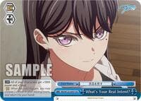 What's Your Real Intent? - MyGO!!!!! x Ave Mujica - Weiss Schwarz card