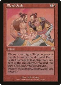 Blood Oath - Mercadian Masques - Magic: The Gathering card