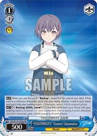 "FOOTPRINTS" Tomori Takamatsu (PR) - MyGO!!!!! x Ave Mujica - Weiss Schwarz card