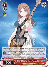 "FOOTPRINTS" Soyo Nagasaki (PR) - MyGO!!!!! x Ave Mujica - Weiss Schwarz card