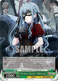 "Perdere Omnia" Oblivionis (RRR) - MyGO!!!!! x Ave Mujica - Weiss Schwarz card