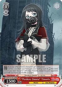 "Perdere Omnia" Timoris (RRR) - MyGO!!!!! x Ave Mujica - Weiss Schwarz card