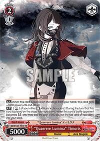 "Quaerere Lumina" Timoris - MyGO!!!!! x Ave Mujica - Weiss Schwarz card