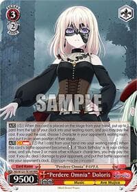 "Perdere Omnia" Doloris (RRR) - MyGO!!!!! x Ave Mujica - Weiss Schwarz card