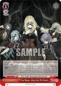 Two Moons ~Deep Into The Forest~ (RRR) - MyGO!!!!! x Ave Mujica - Weiss Schwarz card