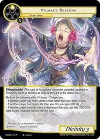 Velmar's Blessing - Evil Cluster Starter Deck 2: Matelda - Force of Will card