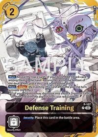 Defense Training (Premium Card Collection -Digimon Training Set-) - Digimon Promotion Cards - Digimon Card Game card