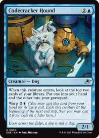 Codecracker Hound - Edge of Eternities - Magic: The Gathering card