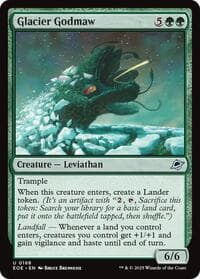 Glacier Godmaw - Edge of Eternities - Magic: The Gathering card