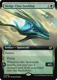 Sledge-Class Seedship (Extended Art) - Edge of Eternities - Magic: The Gathering card