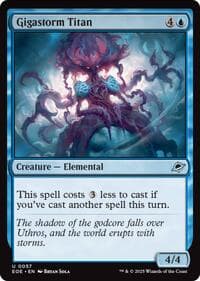 Gigastorm Titan - Edge of Eternities - Magic: The Gathering card
