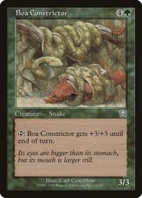 Boa Constrictor - Mercadian Masques - Magic: The Gathering card