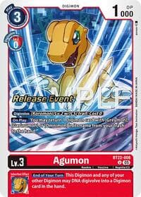Agumon - Cyber Eden Release Event Cards - Digimon Card Game card