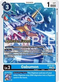 Gabumon - Cyber Eden Release Event Cards - Digimon Card Game card