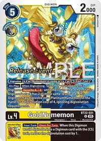 GoldNumemon - Cyber Eden Release Event Cards - Digimon Card Game card