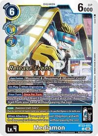 Mediamon - Cyber Eden Release Event Cards - Digimon Card Game card